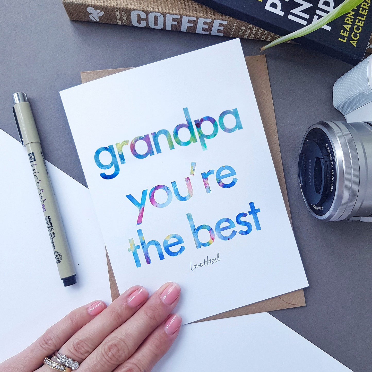 Birthday Card for Grandpa, Grandad, Granda or Pops
