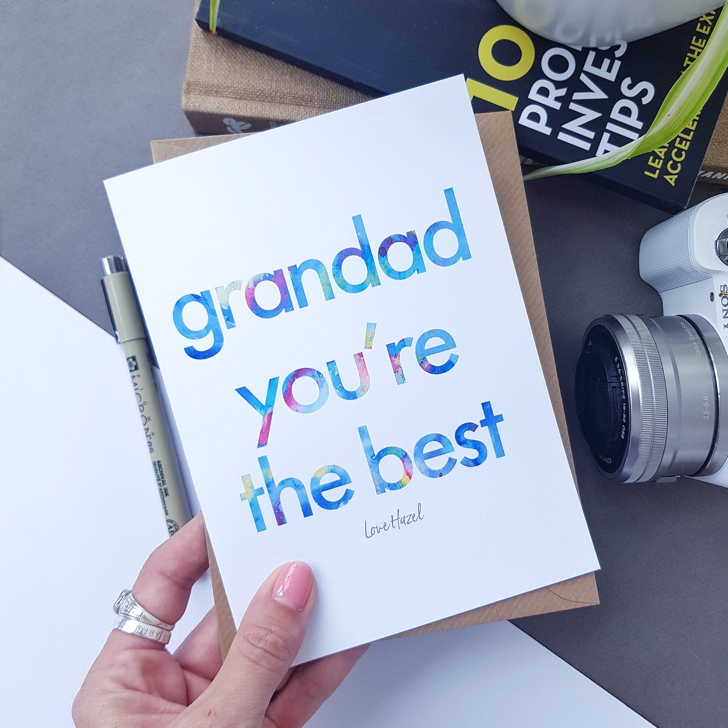 Birthday Card for Grandpa, Grandad, Granda or Pops