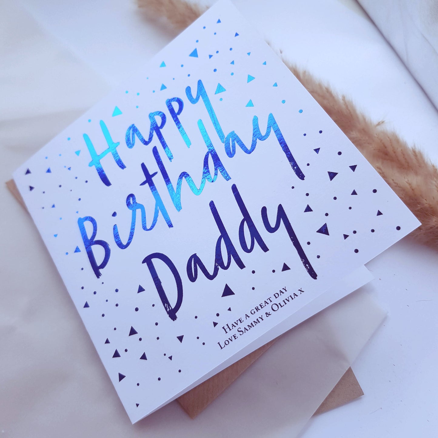 Happy Birthday Dad! Personalised Birthday Card Daddy