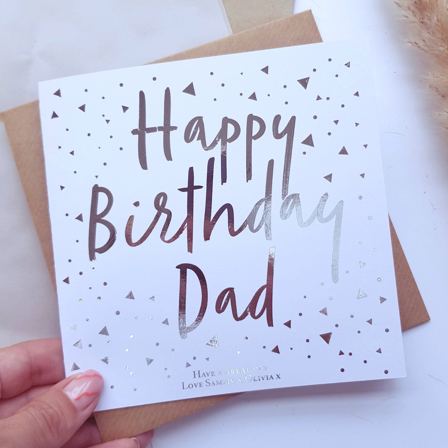 Happy Birthday Dad! Personalised Birthday Card Daddy