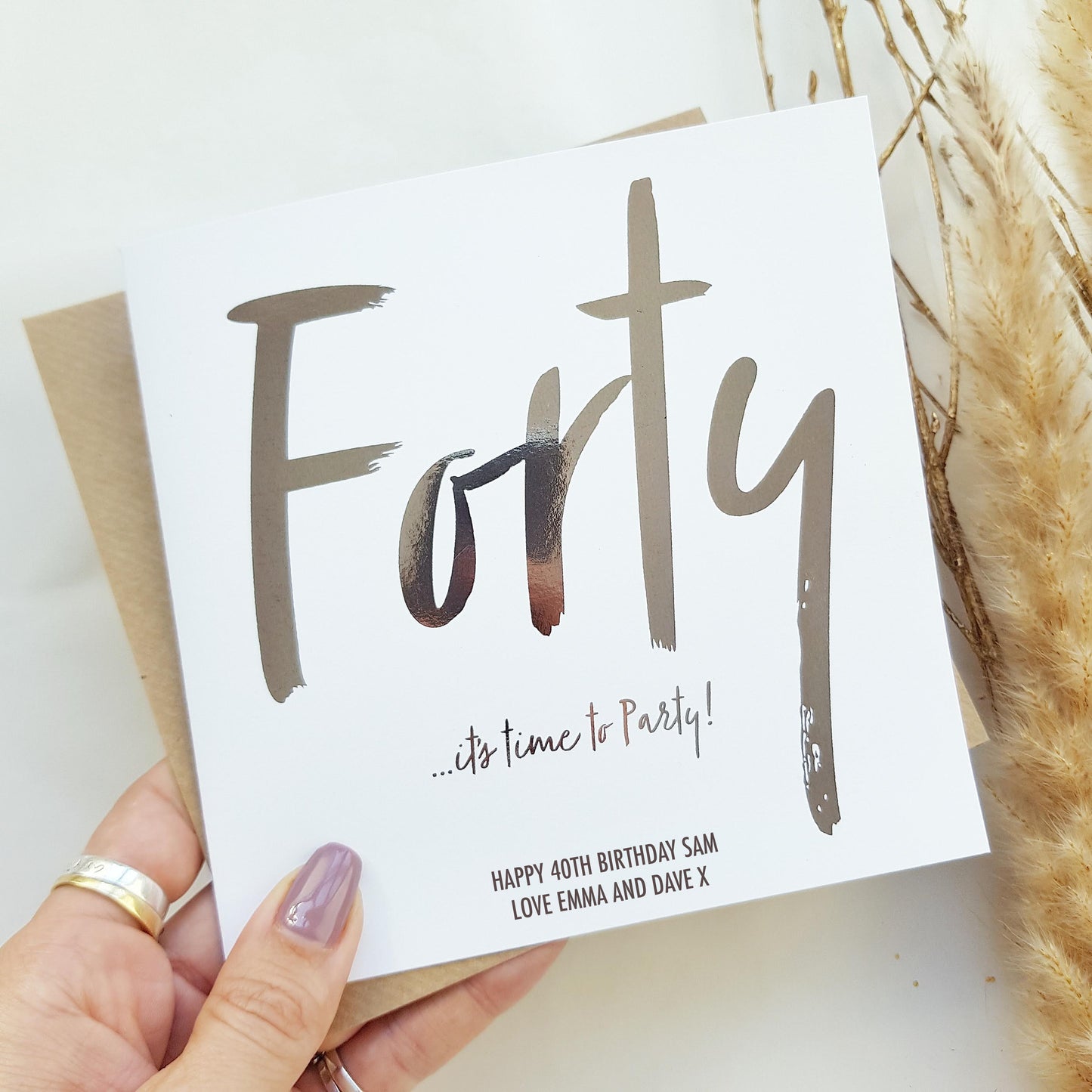 Forty …It’s Time To Party! 40th Birthday Card