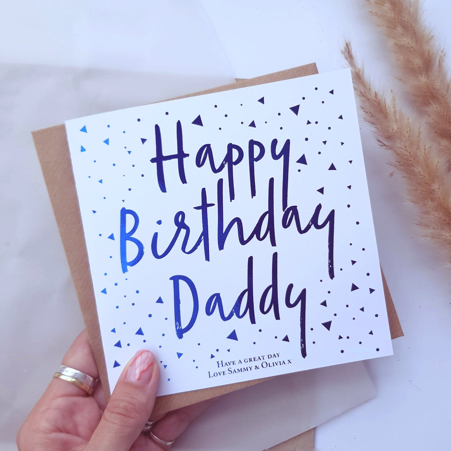 Happy Birthday Dad! Personalised Birthday Card Daddy